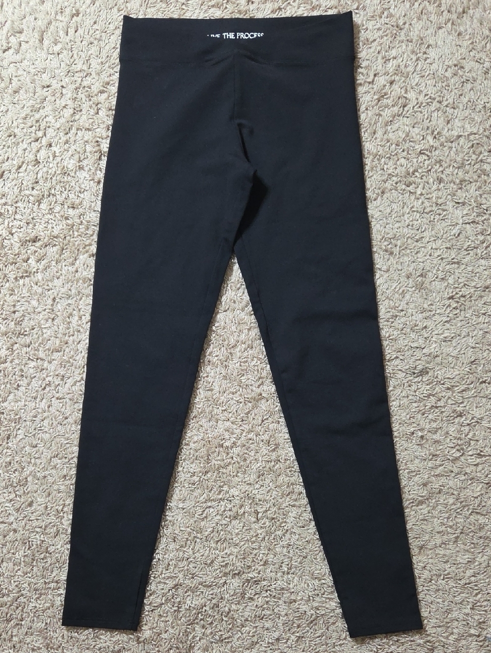 Live The Process Black High-Rise Leggings, Medium, $128.00